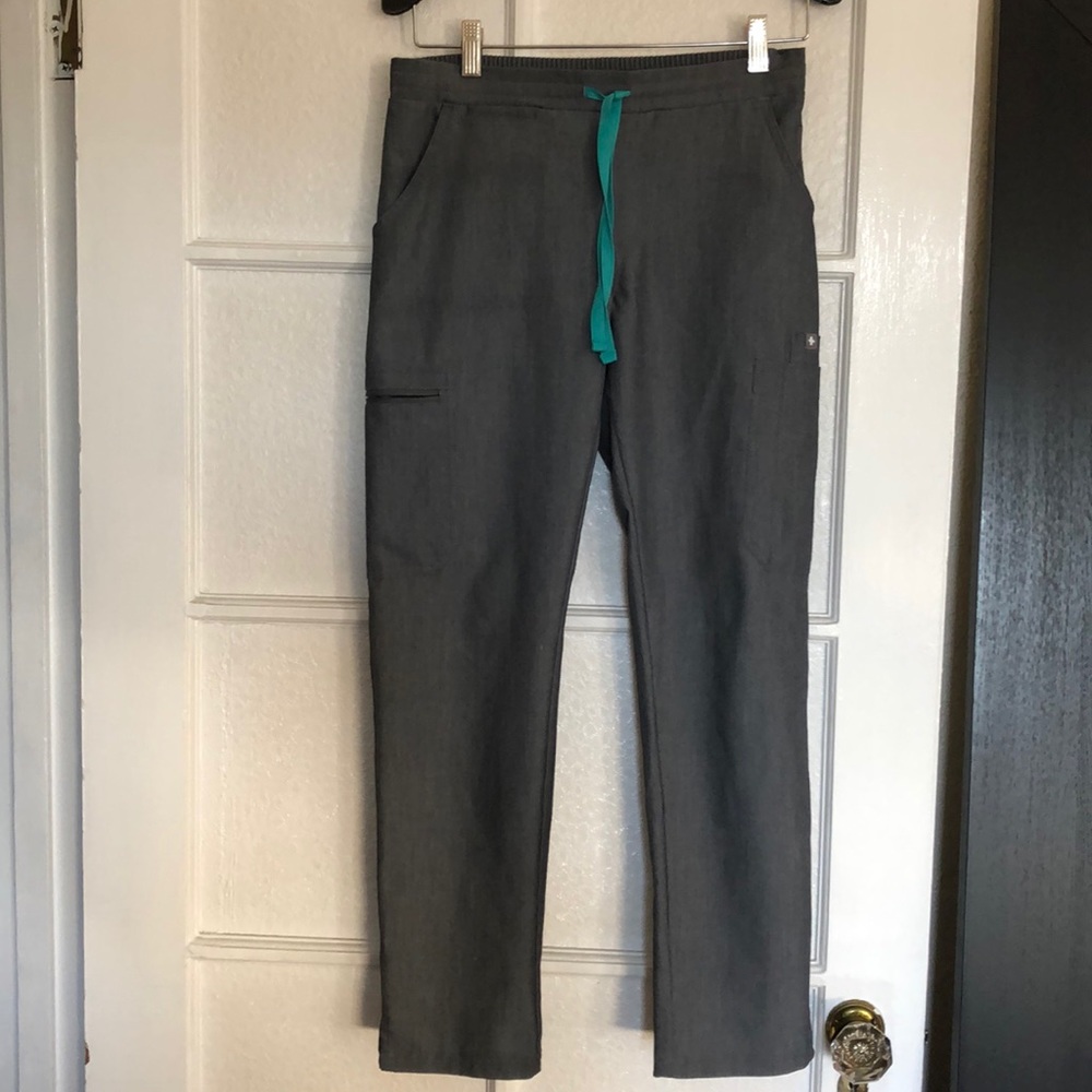 Figs XSP Yola Skinny Scrub Pants grey graphite